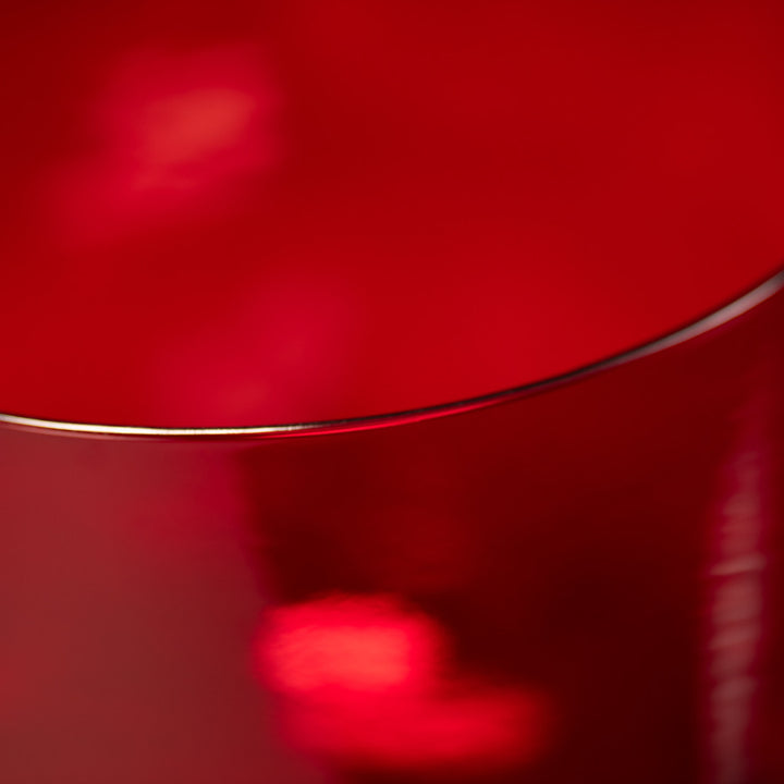 Crystal bowl close up 