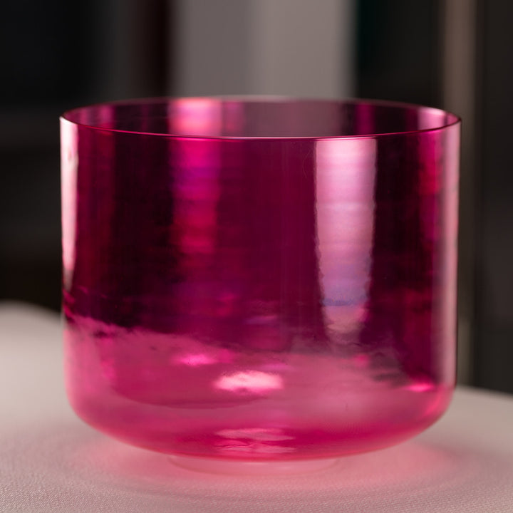 10" F-38 Pink Lotus Crystal Singing Bowl from Bowls of Sound
