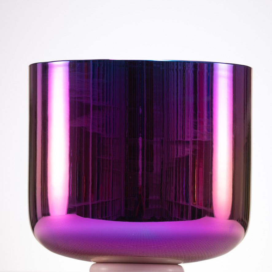 Purple heart chakra singing bowl