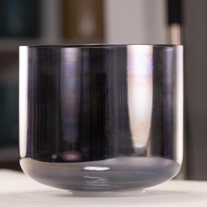 Black crystal bowl