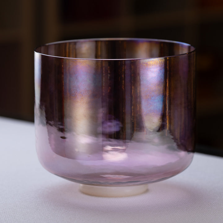 10" F-40 Solar Violet Crystal Singing Bowl from Bowls of Sound