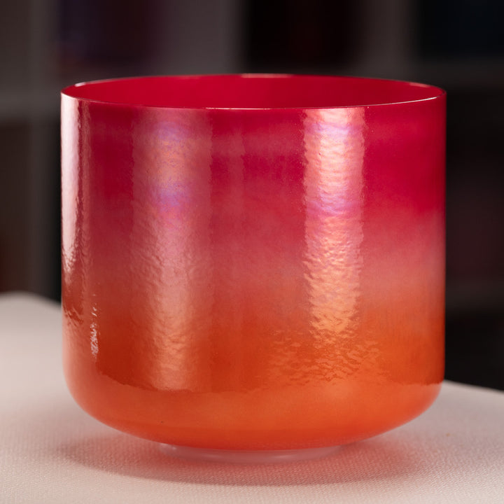 10" F-44 Harmonic Sunrise Crystal Singing Bowl from Bowls of Sound