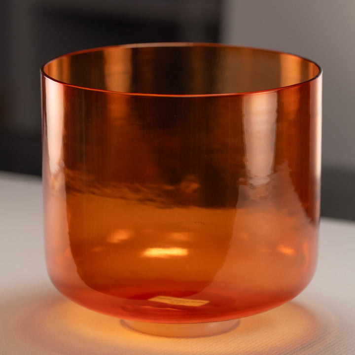 10" F#+0 Setting Sun Crystal Singing Bowl from Bowls of Sound