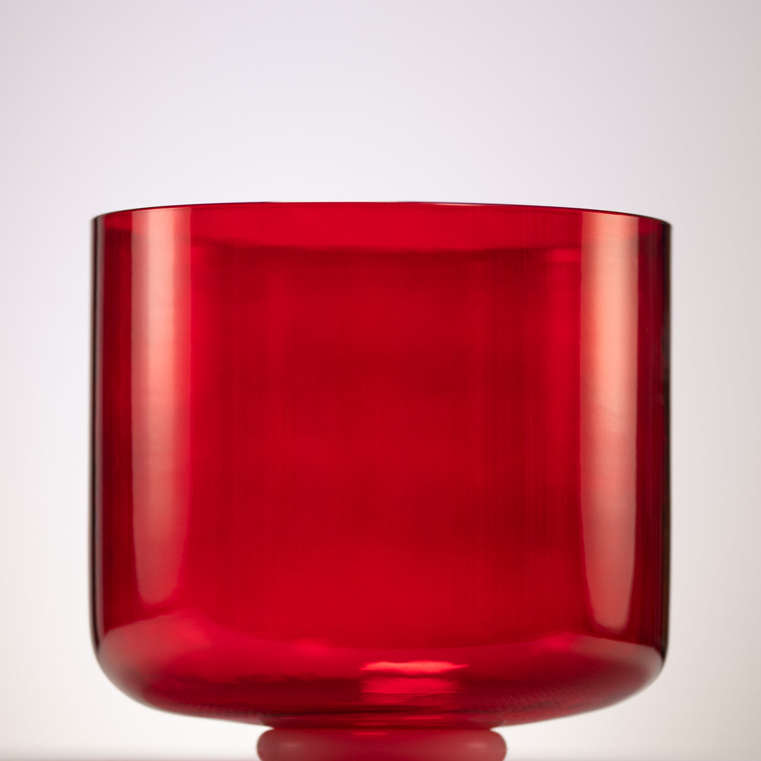 10" F+46 Ruby Ray Crystal Singing Bowl from Sacred Singing Bowls™
