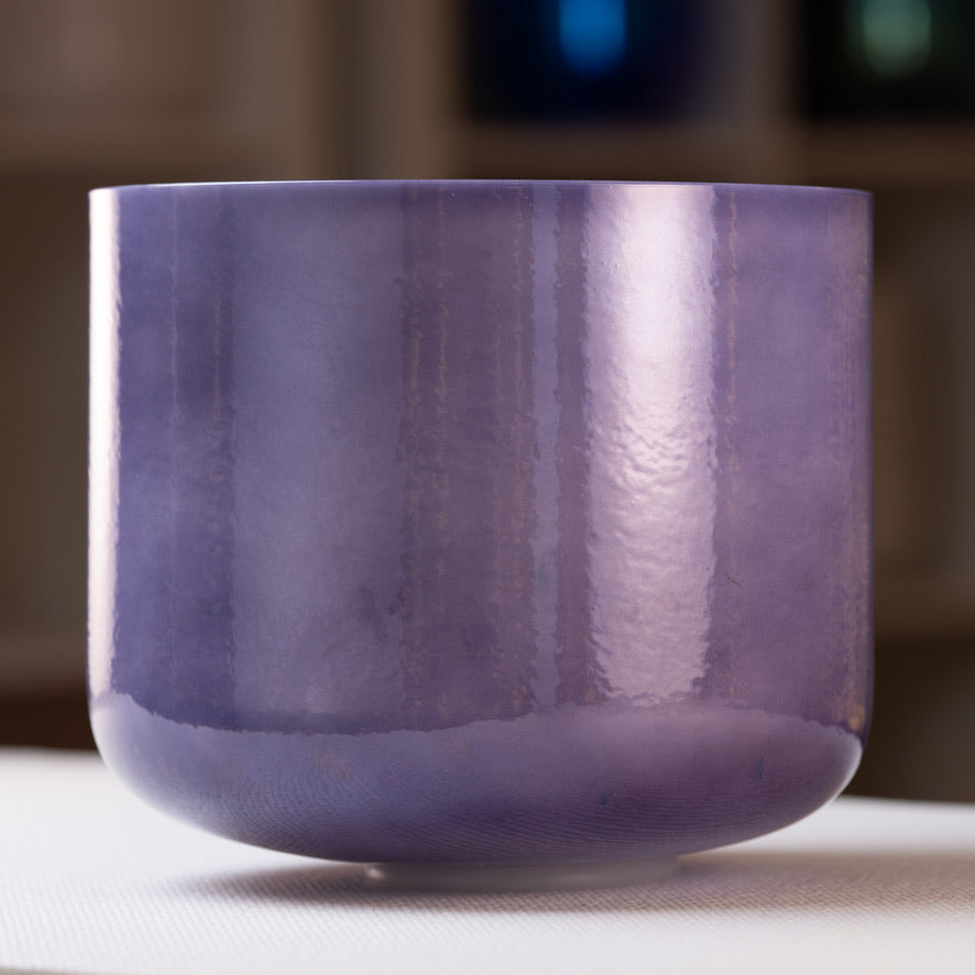 10" G-47 Dark Amethyst Activation Crystal Singing Bowl from Bowls of Sound