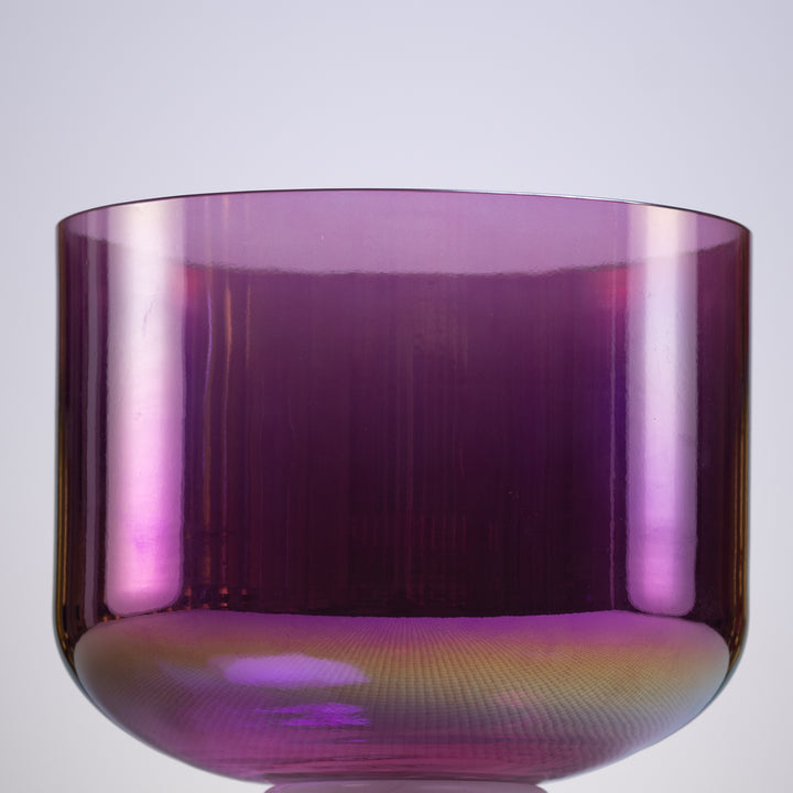 Purple throat chakra sound bowl