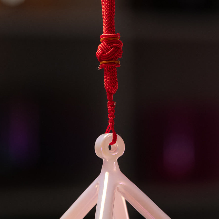 Crystal pyramid for sound healing