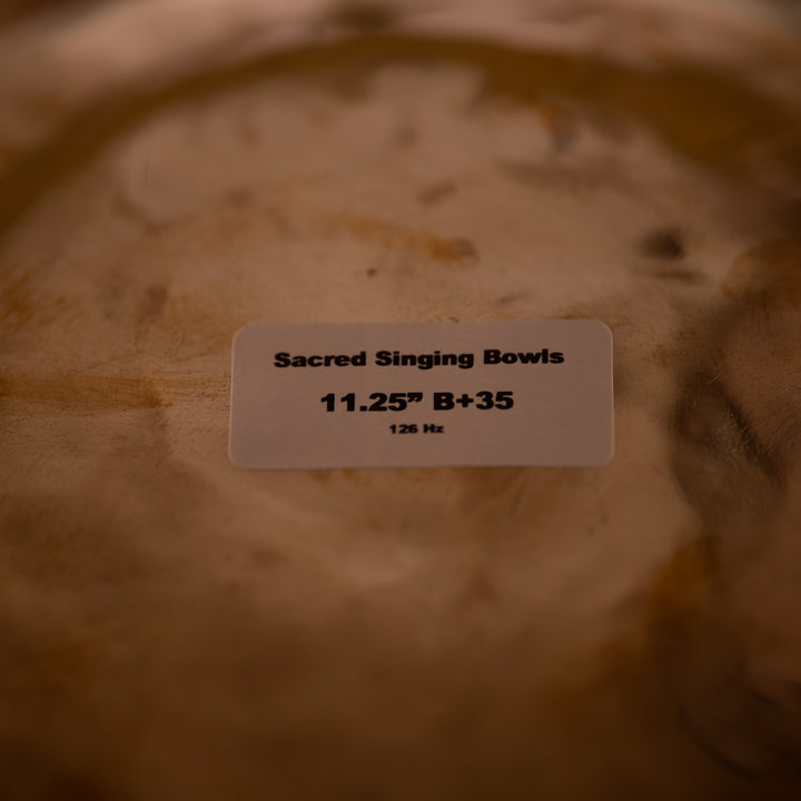 Sacred Singing Bowls™ product label