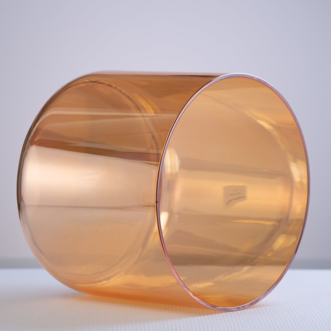 Orange third eye chakra singing bowl