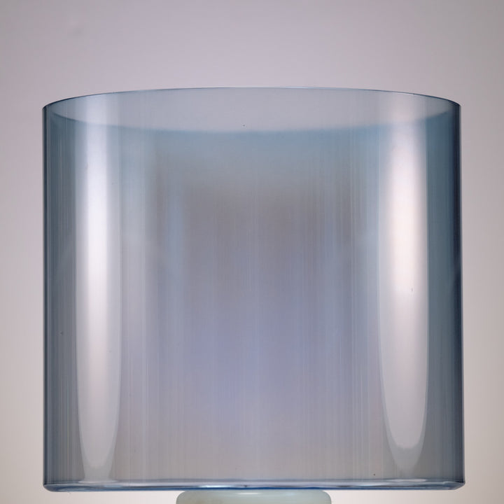 Blue crystal singing bowl