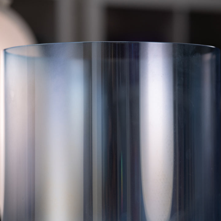 Light blue singing bowl for sound healing