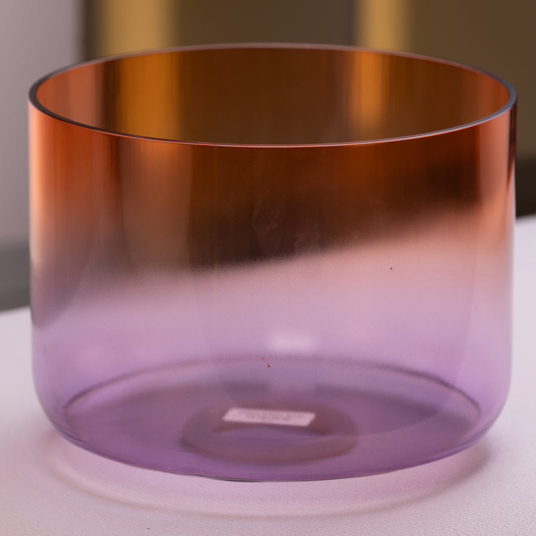 11.75" A#-30 Sunset Bloom Crystal Symphony Bowl from Bowls of Sound