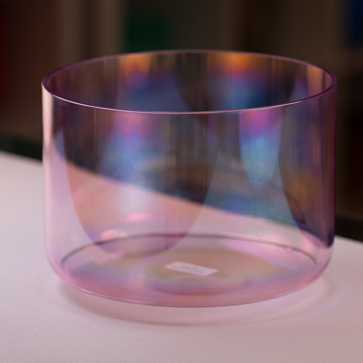 11.75" A#-32 Solar Violet Crystal Symphony Bowl from Bowls of Sound