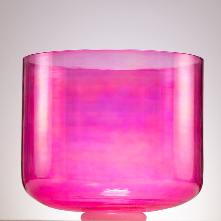 Pink crystal sound bowl