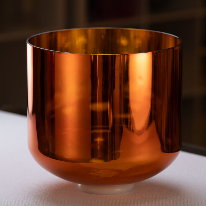 11.75" F#+17 Solar Soul Crystal Symphony Bowl from Sacred Singing Bowls