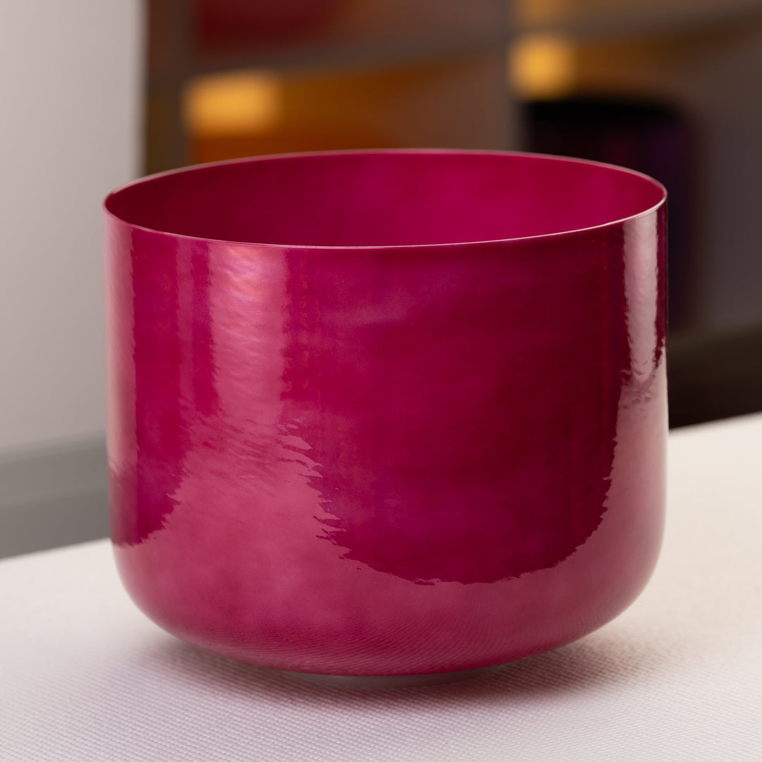 11" A#+46 Rose Garden Crystal Singing Bowl from Sacred Singing Bowls