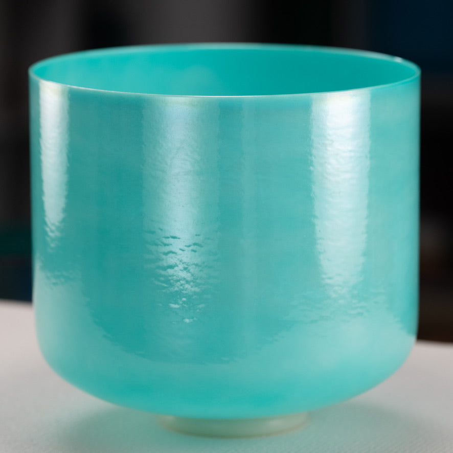 11" B-5 Turquoise Tide Crystal Singing Bowl from Bowls of Sound