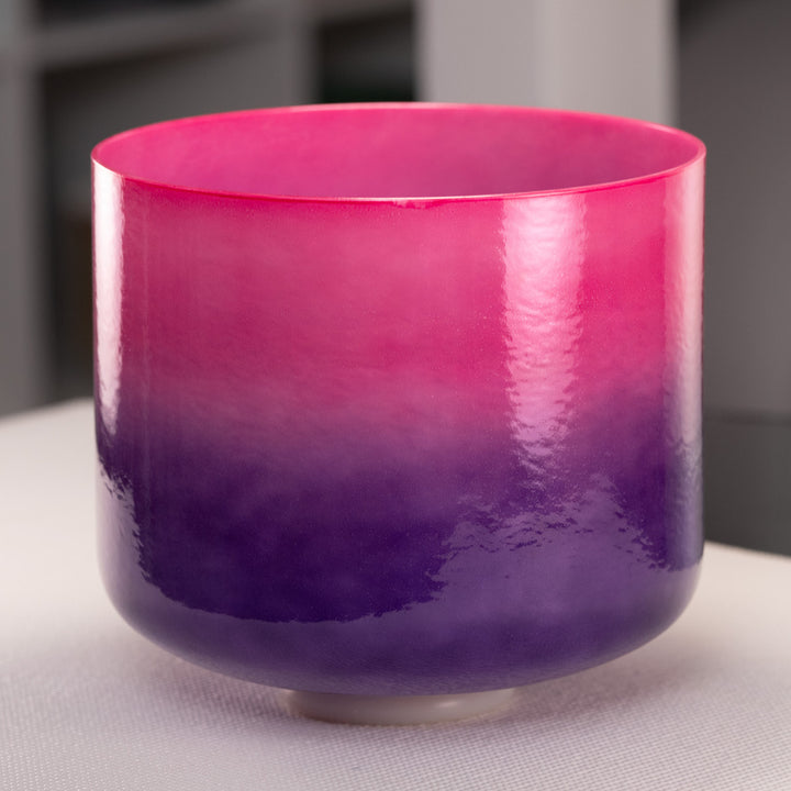 Pink & purple root chakra singing bowl