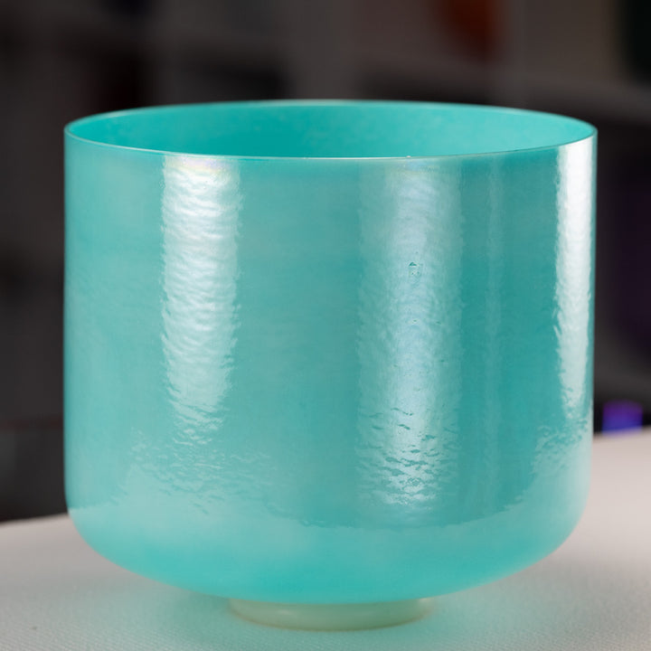11" C#-38 Turquoise Tide Crystal Singing Bowl from Bowls of Sound