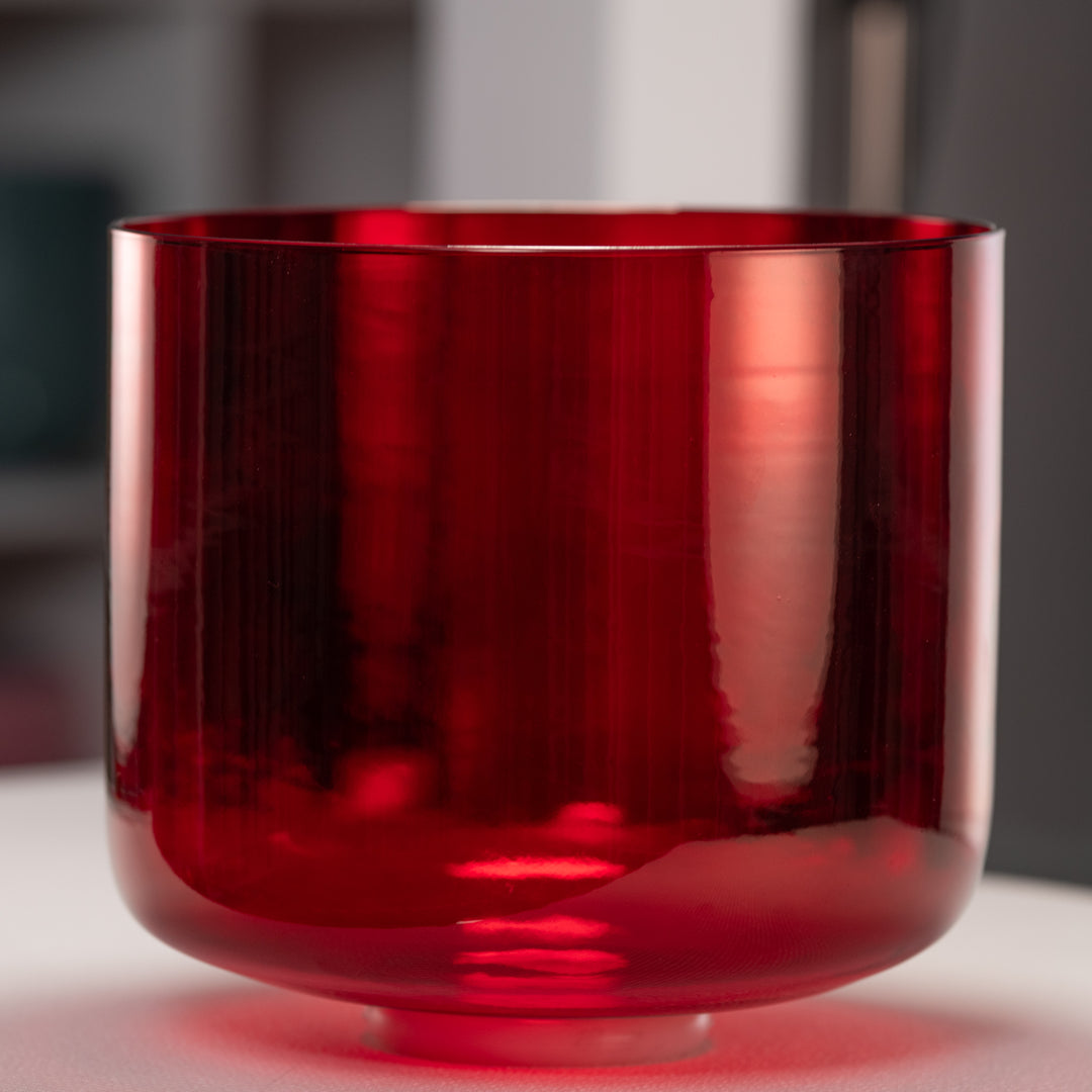 Red Crystal singing bowl