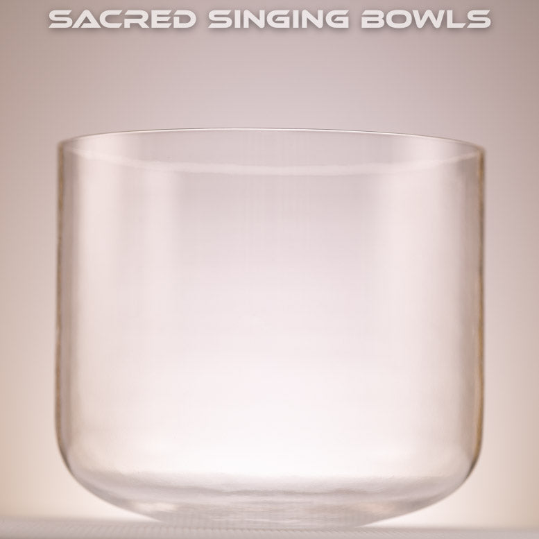 11" D-46 Clear Quartz Crystal Singing Bowl from Bowls of Sound