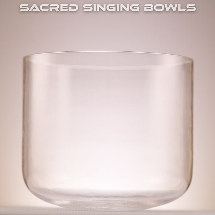 11" D-46 Clear Quartz Crystal Singing Bowl from Bowls of Sound