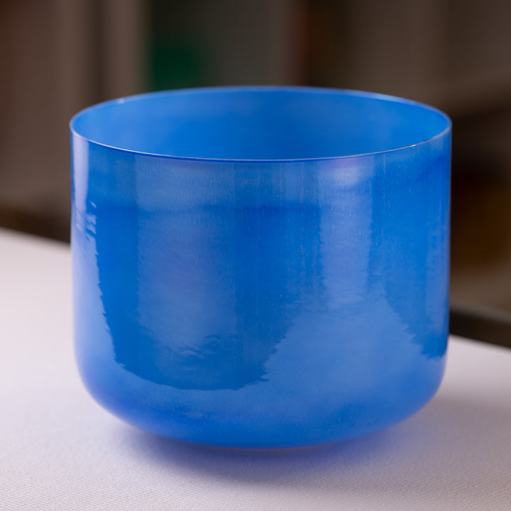 Blue sacral chakra singing bowl