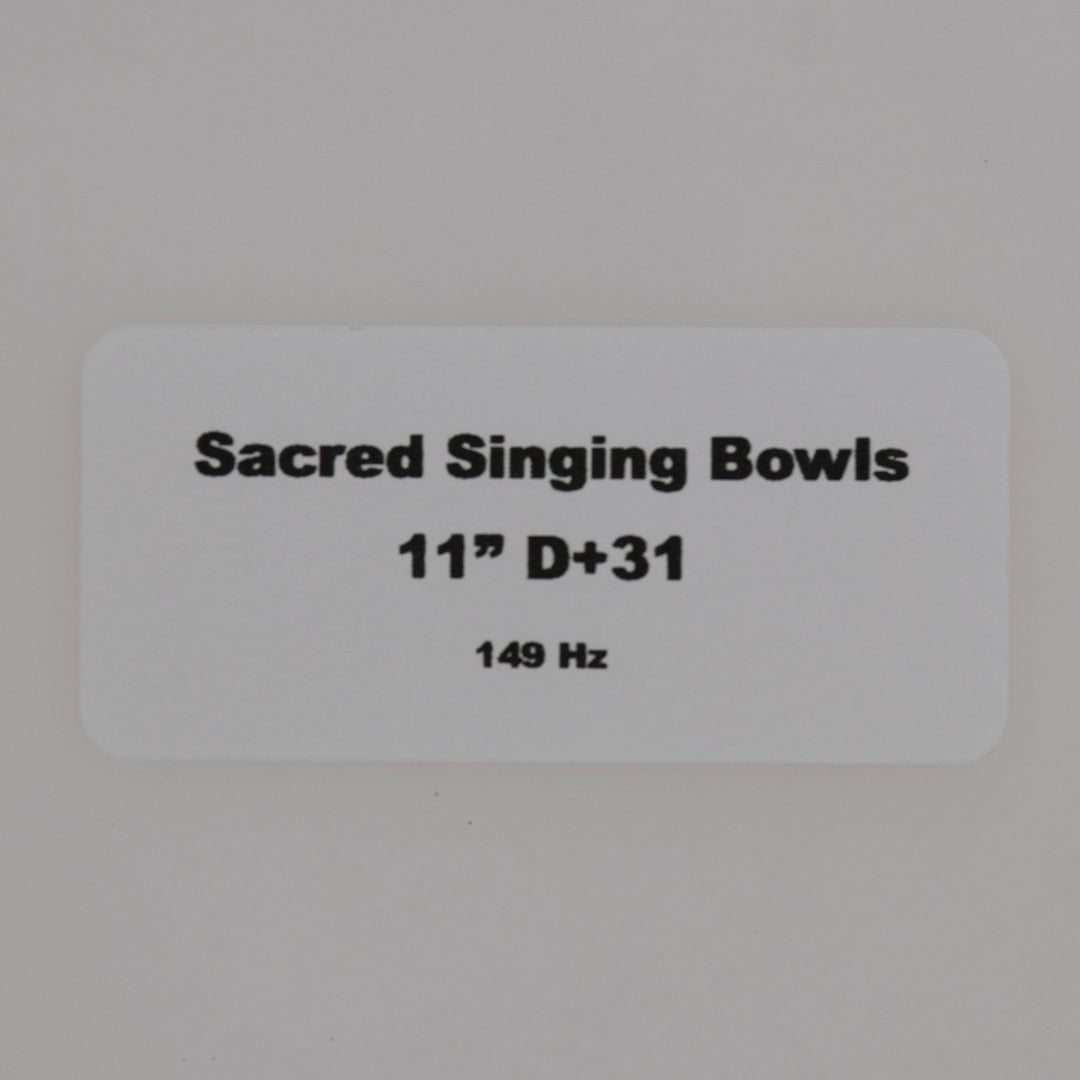 Sacred Singing Bowls: Product label