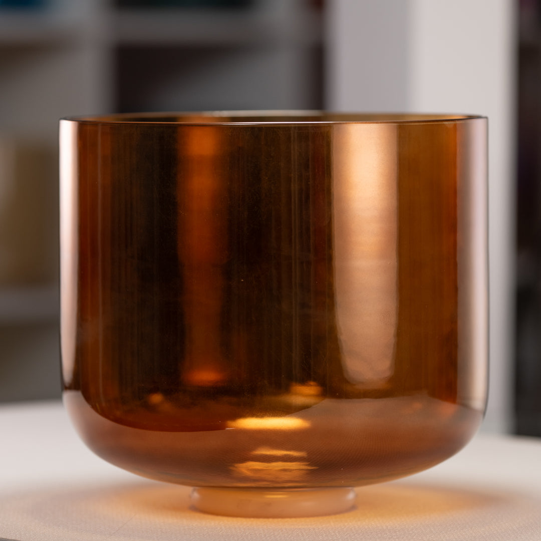 11" D#+38 Sacred Ground Crystal Singing Bowl from Bowls of Sound