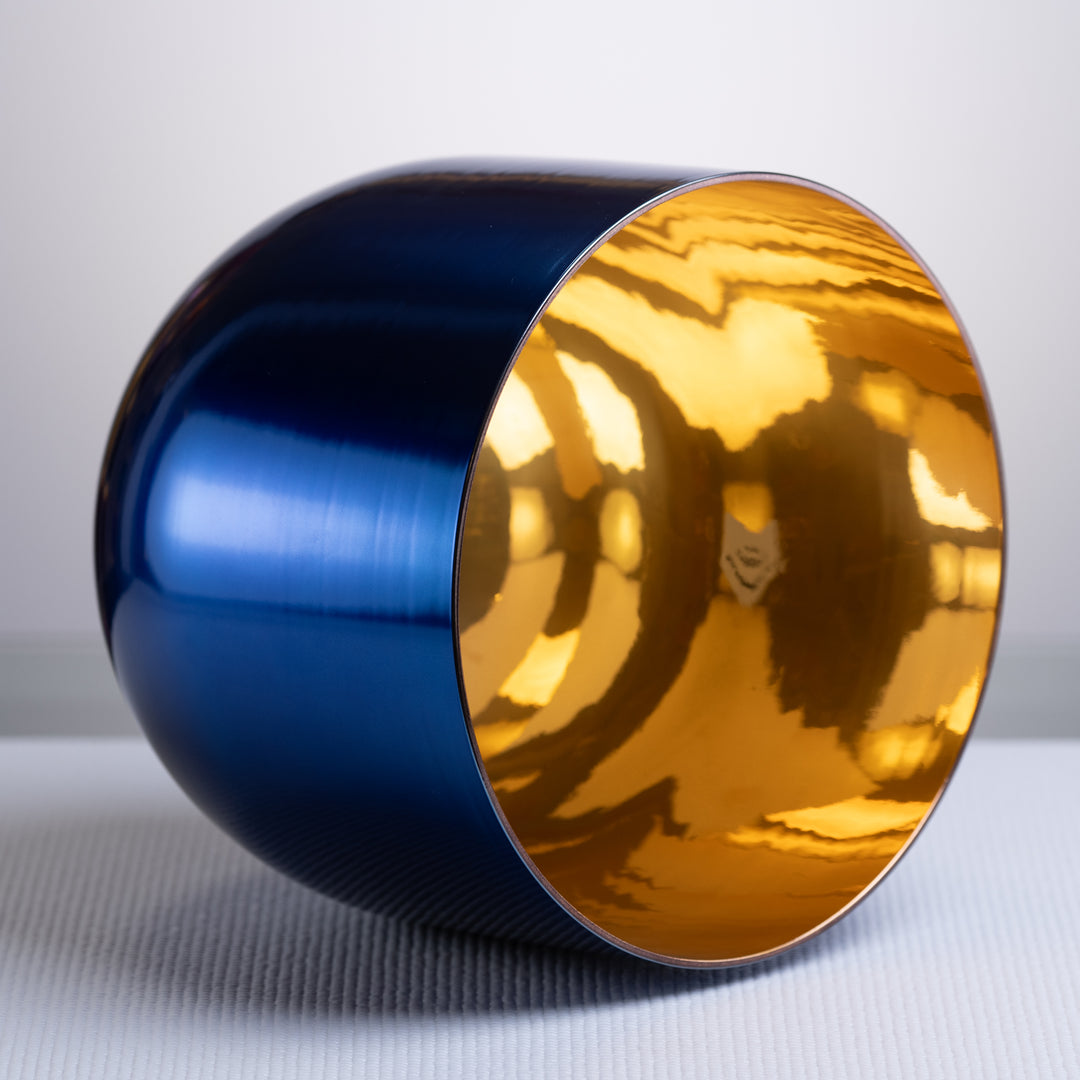 Tranquil Sea Singing Bowl with Gold inside from Sacred Singing Bowls
