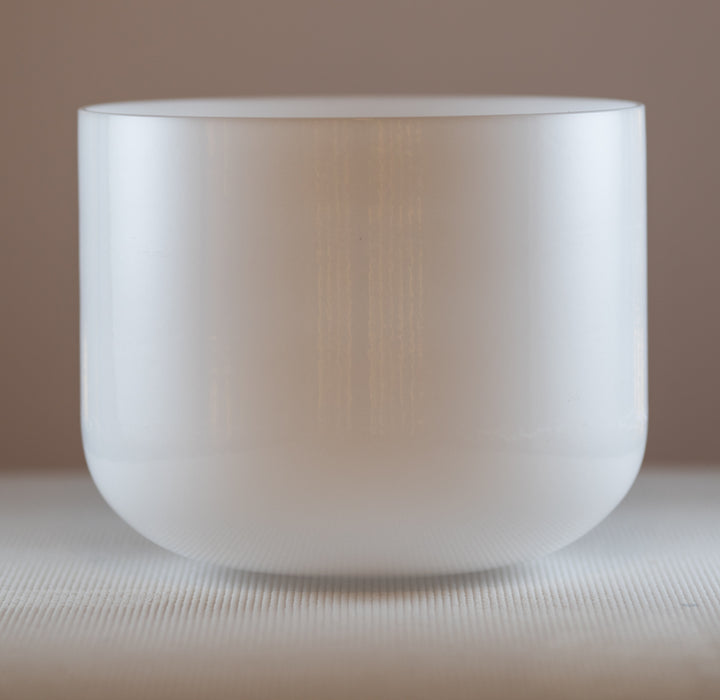 11" E-41 White Light Quartz Crystal Singing Bowl from Bowls of Sound