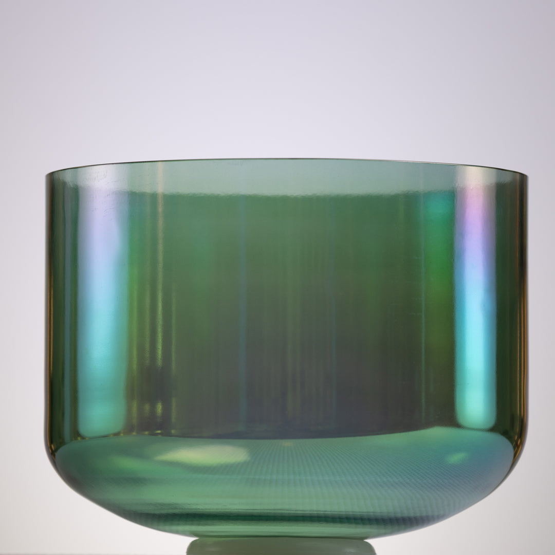 Green heart chakra singing bowl