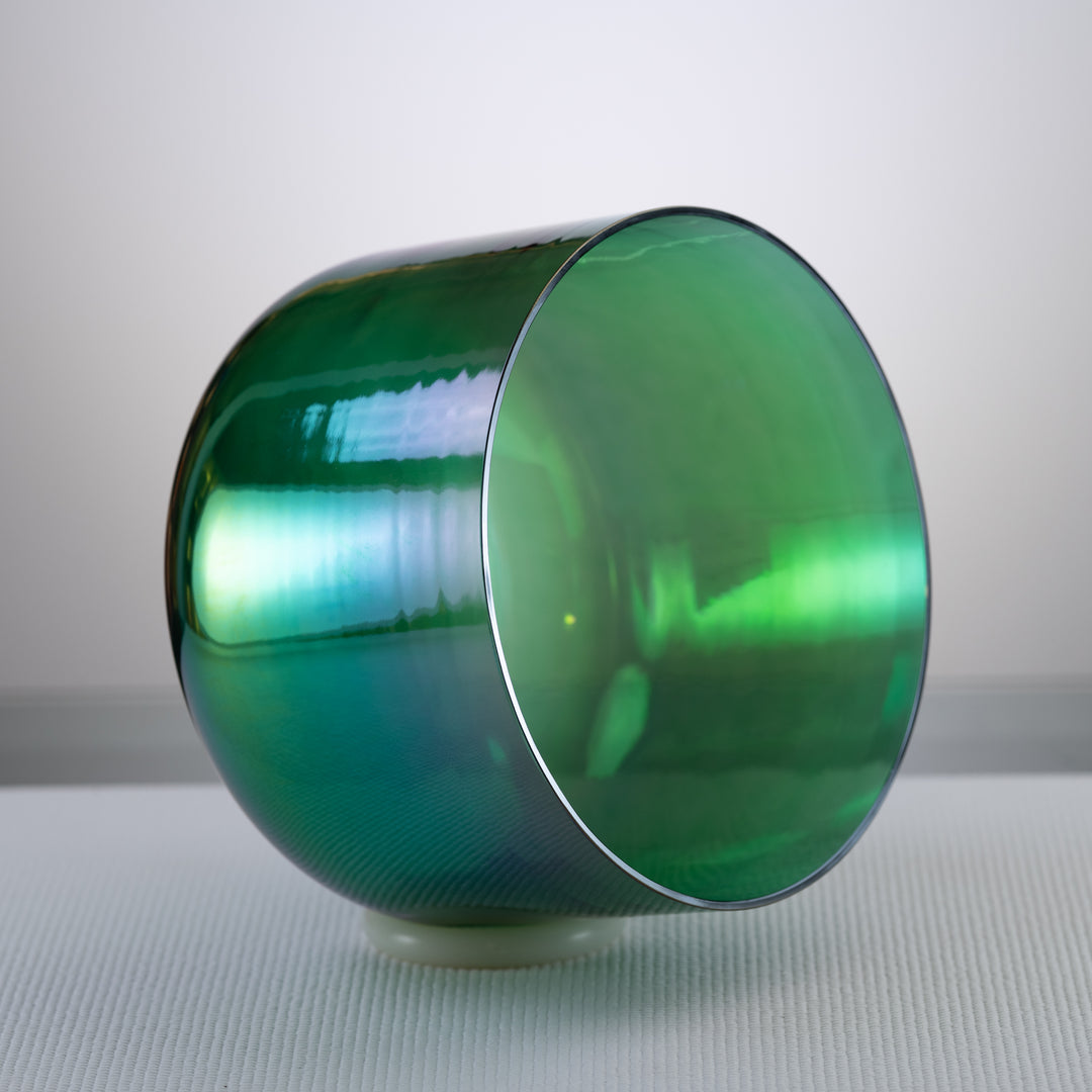 Green heart chakra sound healing bowl