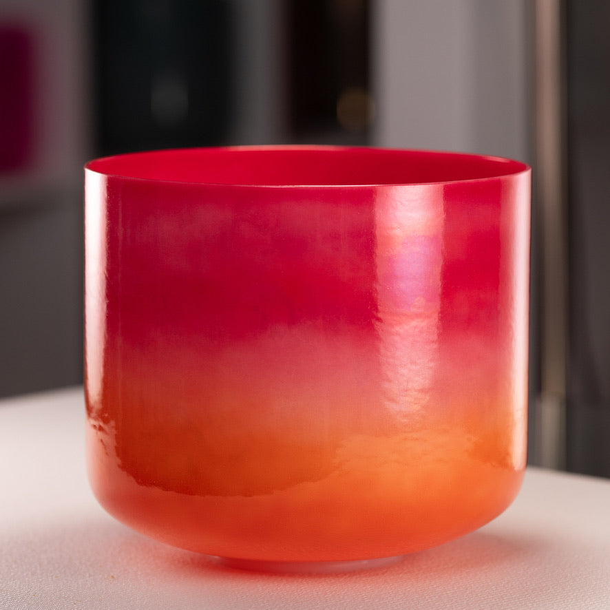 Heart chakra singing bowl