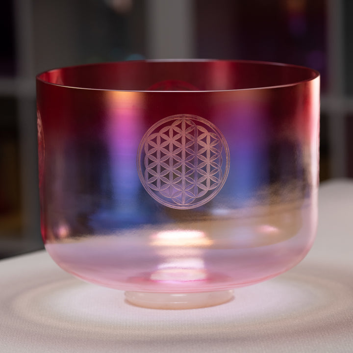 3rd octave crystal sound bowl