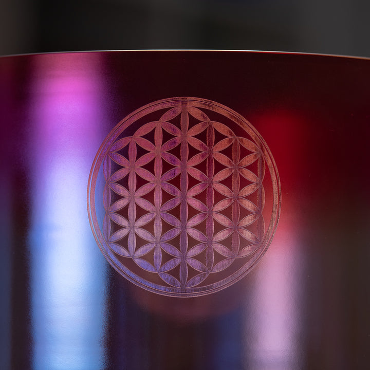 Flower of Life engraved singing bowl