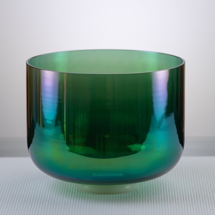 Green Throat chakra singing bowl