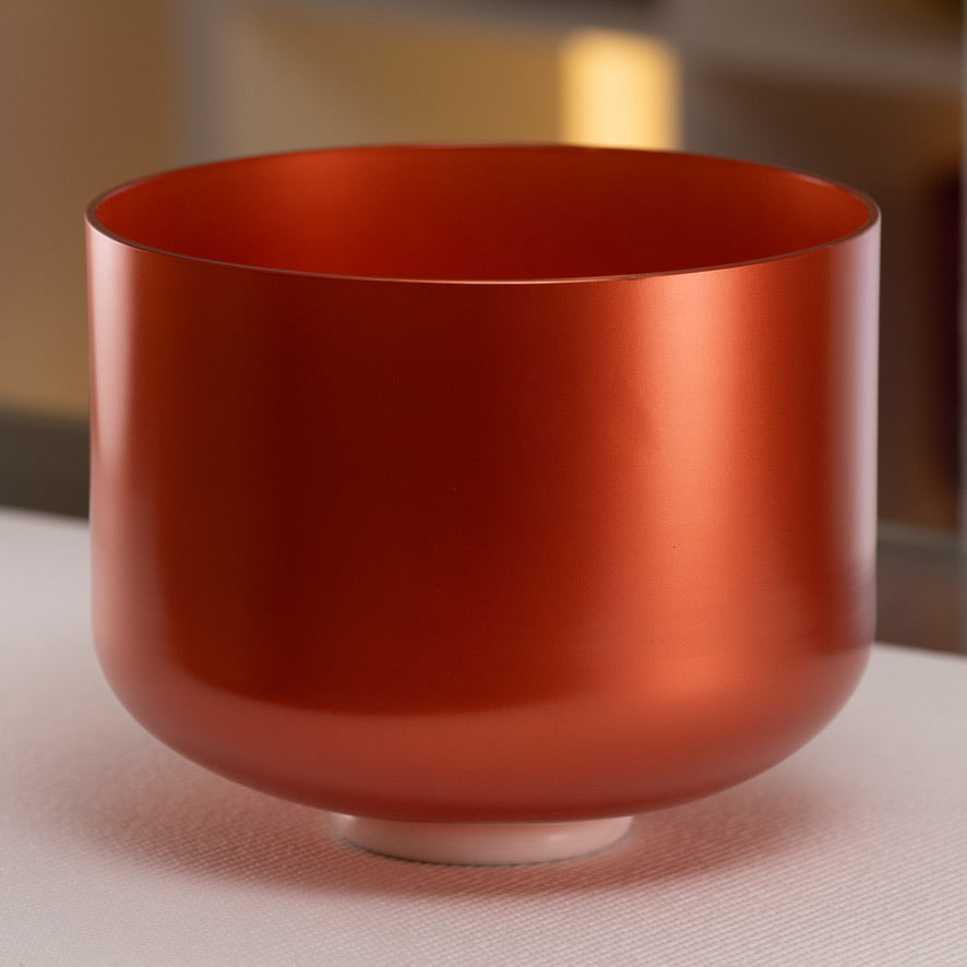 Throat chakra singing bowl
