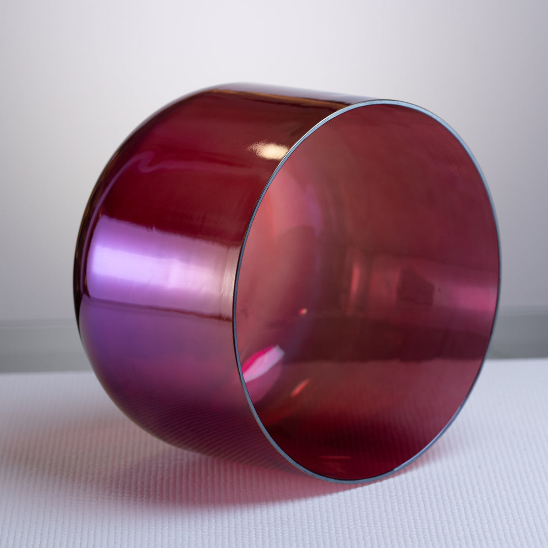 Perfect pitch crystal singing bowl