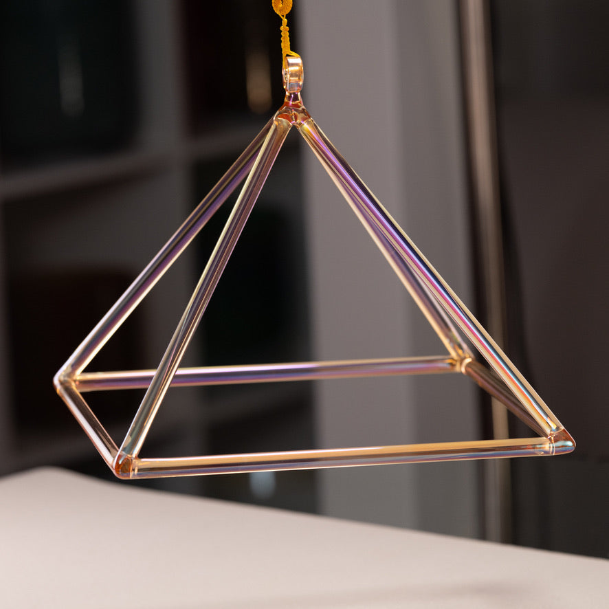 11" Topaz Transformation Crystal Singing Pyramid from Bowls of Sound
