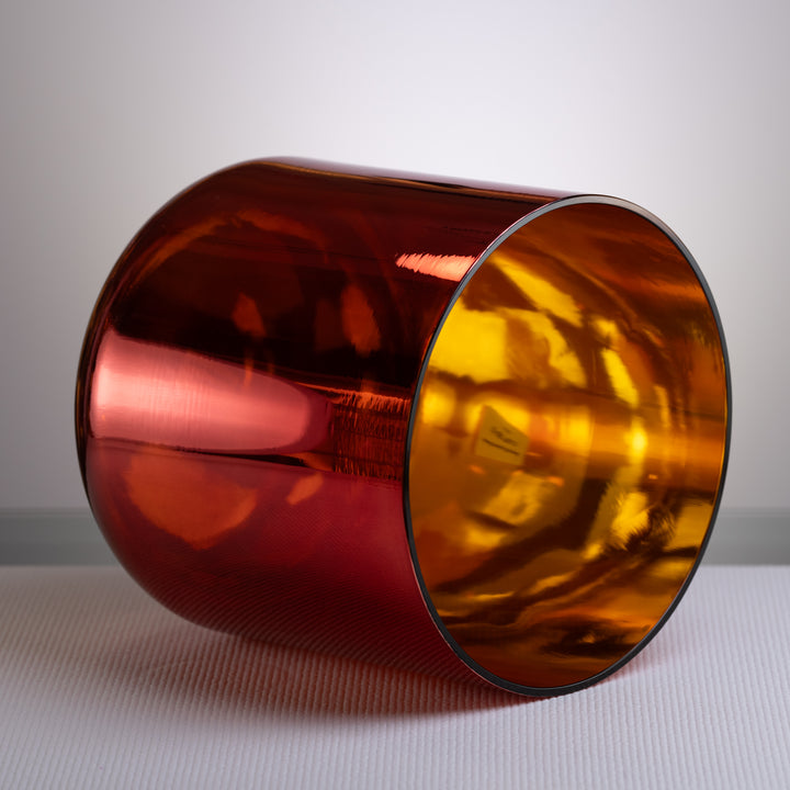 Tall crystal sound healing bowl