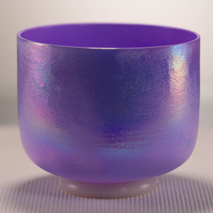 8" E-30 Lilac Blossom Celestial Frosted Bowl
