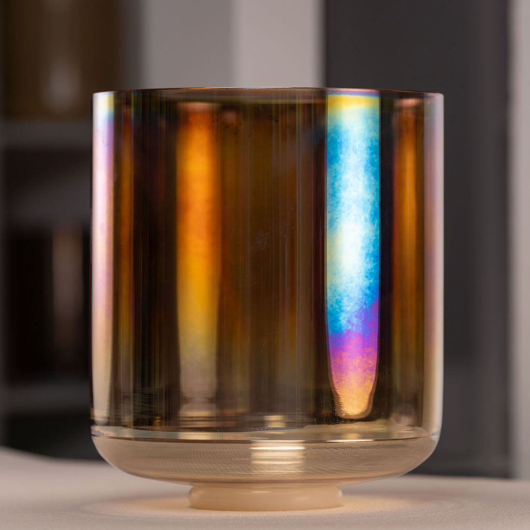 9.75" C+38 Sacred Ground Crystal Symphony Bowl, Tall