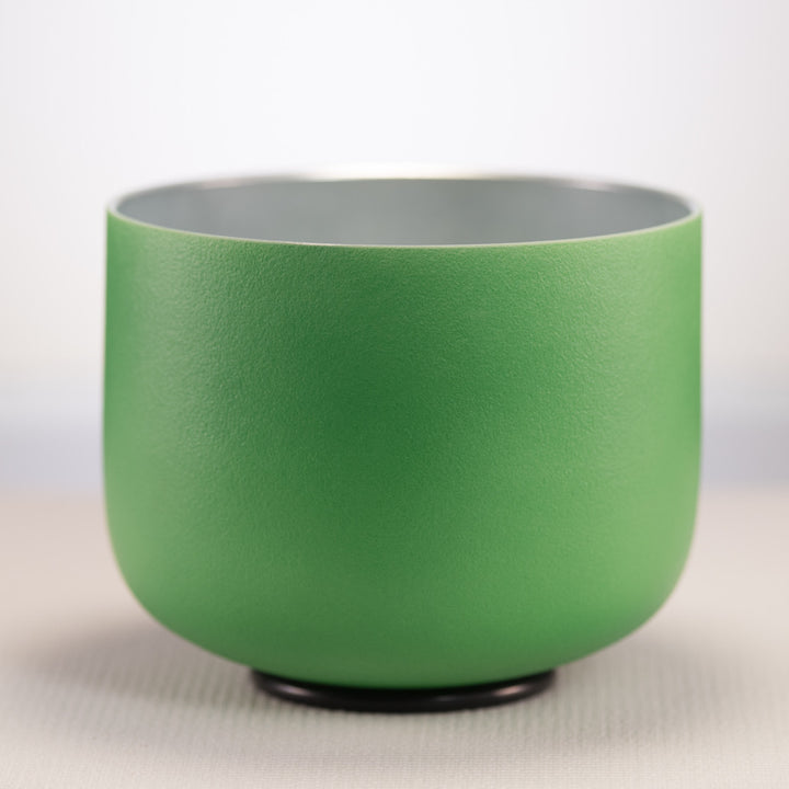 7.75" F#-28 Frosted Sacred Sage Crystal Singing Bowl