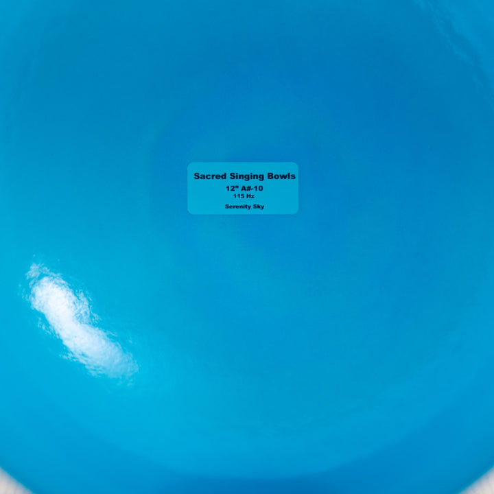 Sacred Singing Bowls™ product label