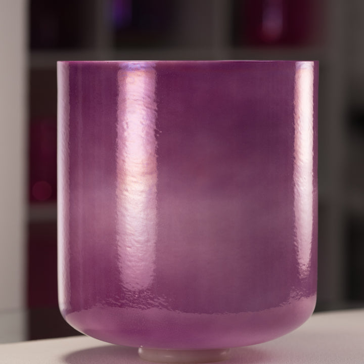 12" A#-43 Lilac Blossom Crystal Singing Bowl, Tall, from Bowls of Sound