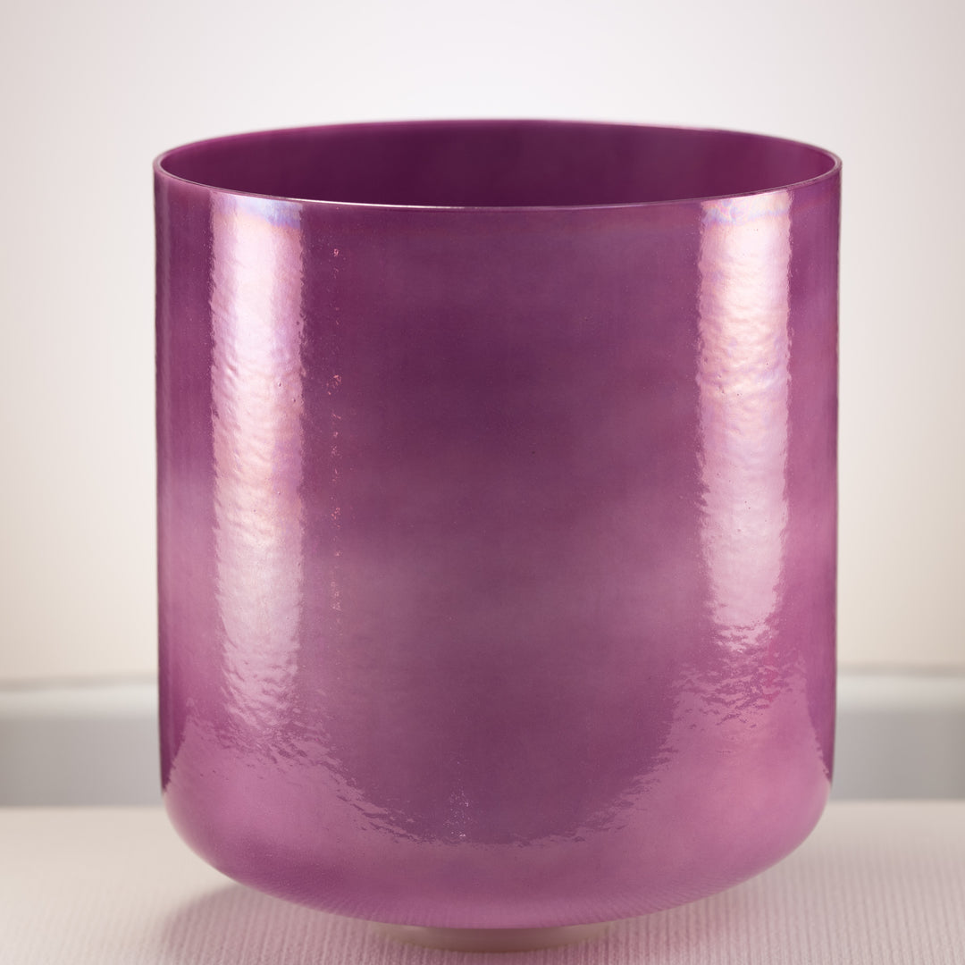 Purple crystal singing bowl