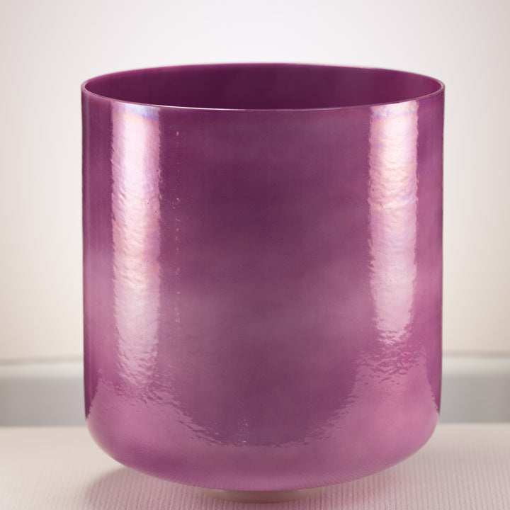 Purple crystal singing bowl