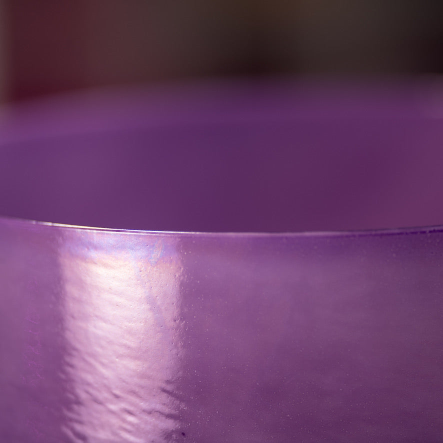 Singing bowl close up