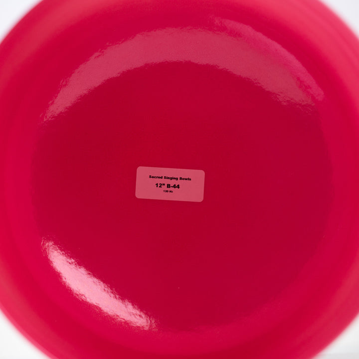 Pink crown chakra singing bowl